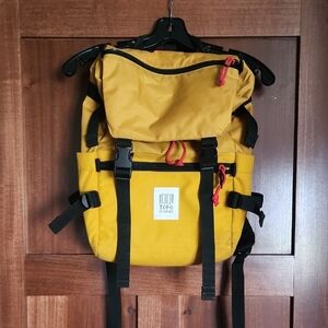 Topo Designs Yellow and Red Adventure Backpack